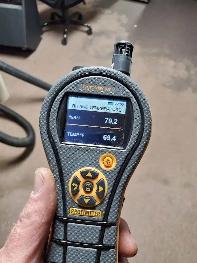 Moisture meter humidity assessment for Mold Remediation & Removal in Pembroke